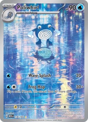 poliwhirl pokemon 151 176/165