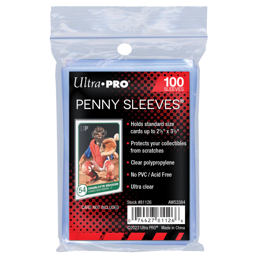 ultapro penny sleeves 100ks